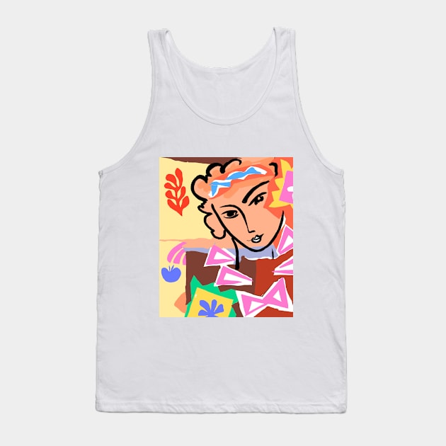 Denizko Art Colorful Woman Tank Top by denizko